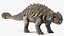 3D Ankylosaurus from Desert Habitats Rigged model