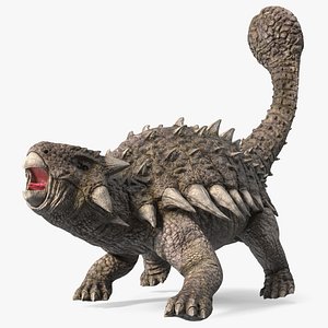 Ankylosaurus from Desert Habitats Rigged