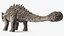 3D Ankylosaurus from Desert Habitats Rigged model