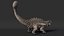 3D Ankylosaurus from Desert Habitats Rigged model