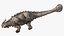 3D Ankylosaurus from Desert Habitats Rigged model