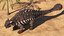 3D Ankylosaurus from Desert Habitats Rigged model