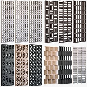 Decorative partition set 1003