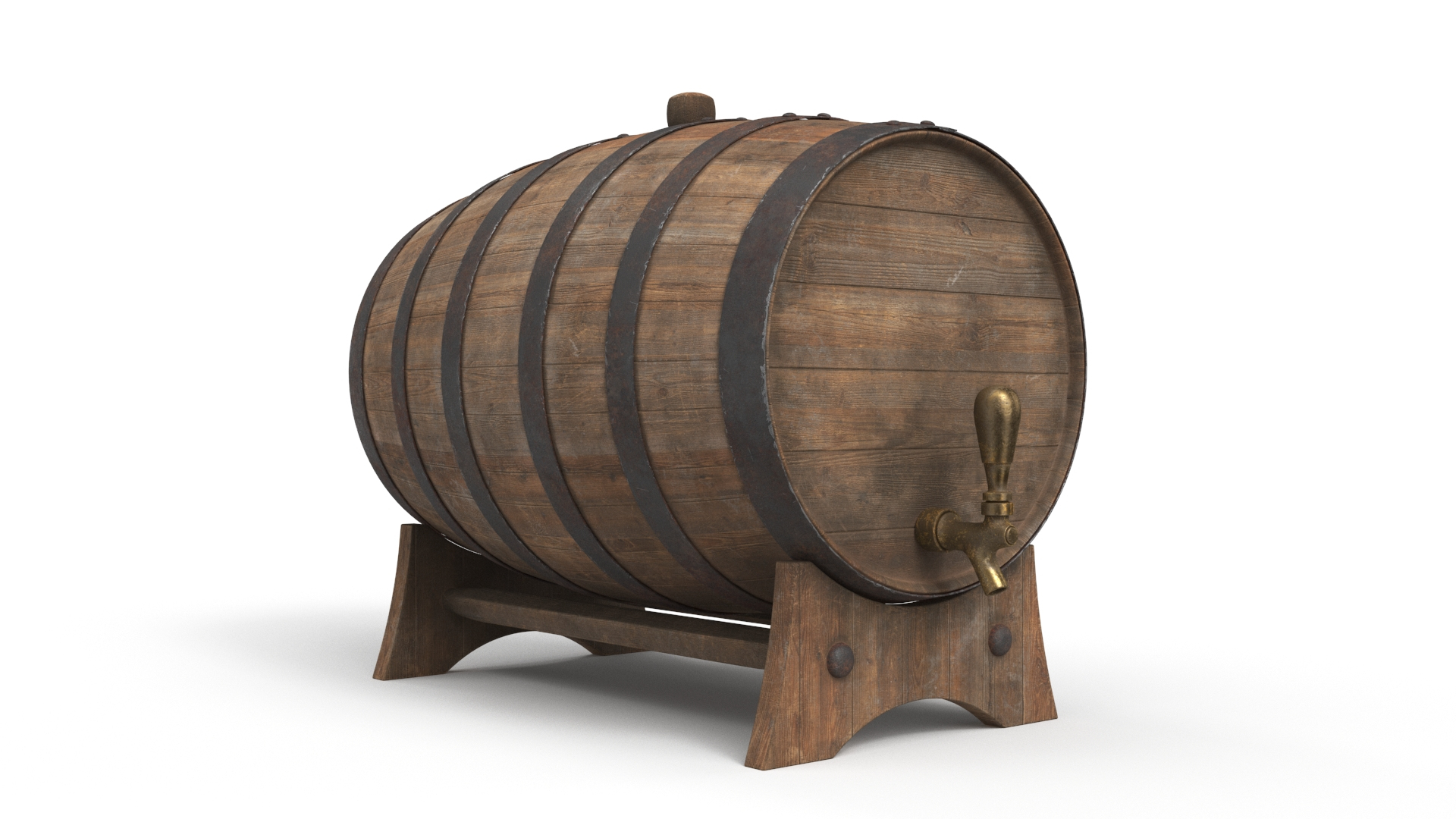 3D Barrel Themed Bar Furniture Dirty Collection - TurboSquid 1954029