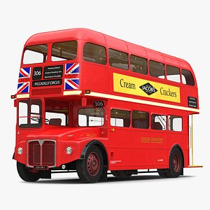 3d london bus routemaster model