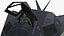 3D Stealth F-117 Nighthawk with Pilot in Flight model