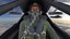 3D Stealth F-117 Nighthawk with Pilot in Flight model