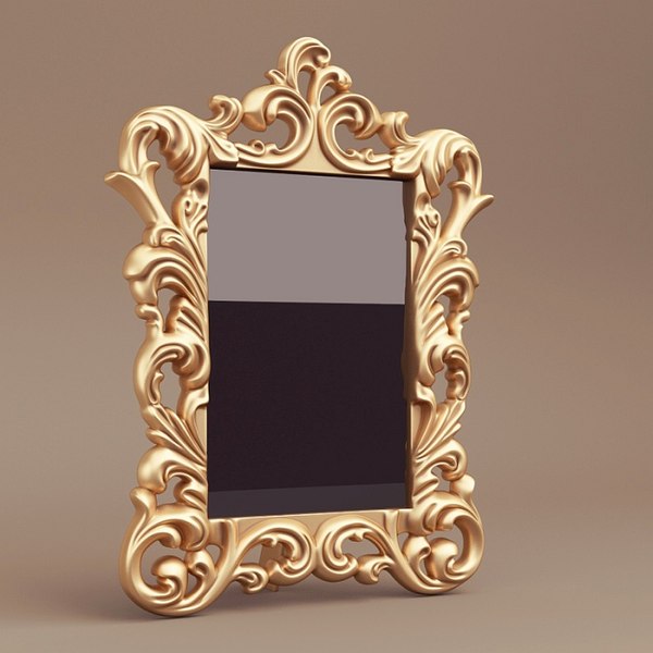 antique photoframe 3d model