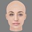 Andrea Trepat Head - No Hair - Low poly head for game