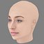 Andrea Trepat Head - No Hair - Low poly head for game