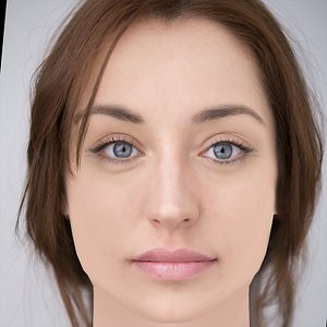 Andrea Trepat Head - No Hair - Low poly head for game