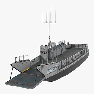 landing craft utility class 3d max