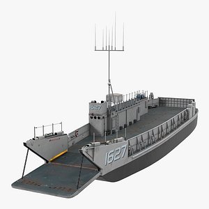 Landing Craft Utility Class 1627 Rigged