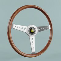 MOMO Steering Wheel CALIFORNIA WOOD 3D model