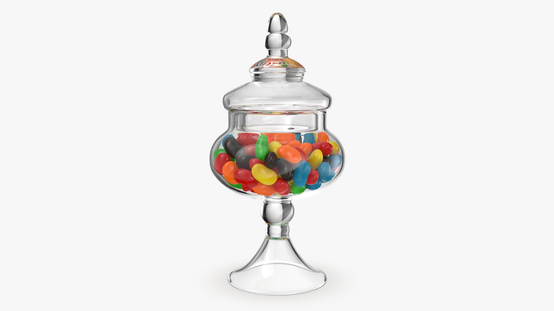 3D Jelly Beans Glass Jar - TurboSquid 2212649