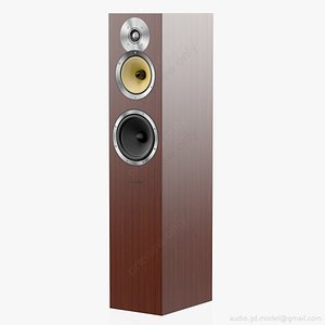 floorstanding bowers wilkins cm 3d model