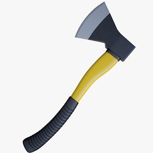 realistic axe tool 3D model
