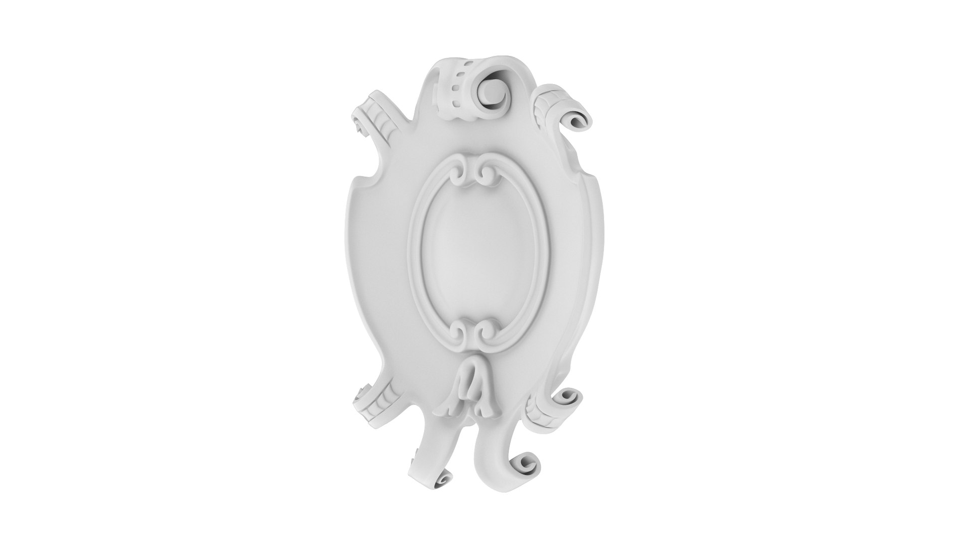 Cartouche Ornament 038 Model - TurboSquid 2226073