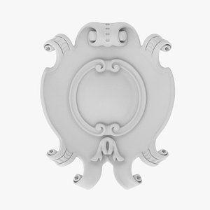 Cartouche Ornament 038 model