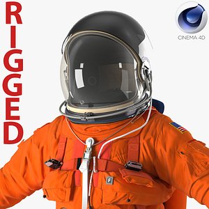US Advanced Crew Escape Suit ACES Rigged for Cinema 4D
