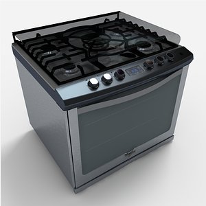 3d model of we9550s stove