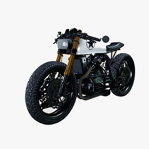 3D Caferacer bike model