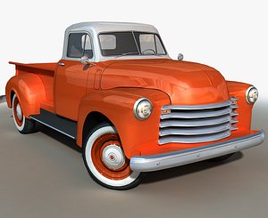 generic retro pickup 3D model