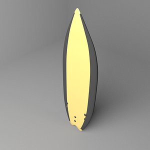 surfboard fish 3D model