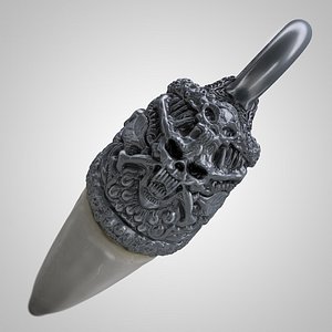 3D tooth ornament model