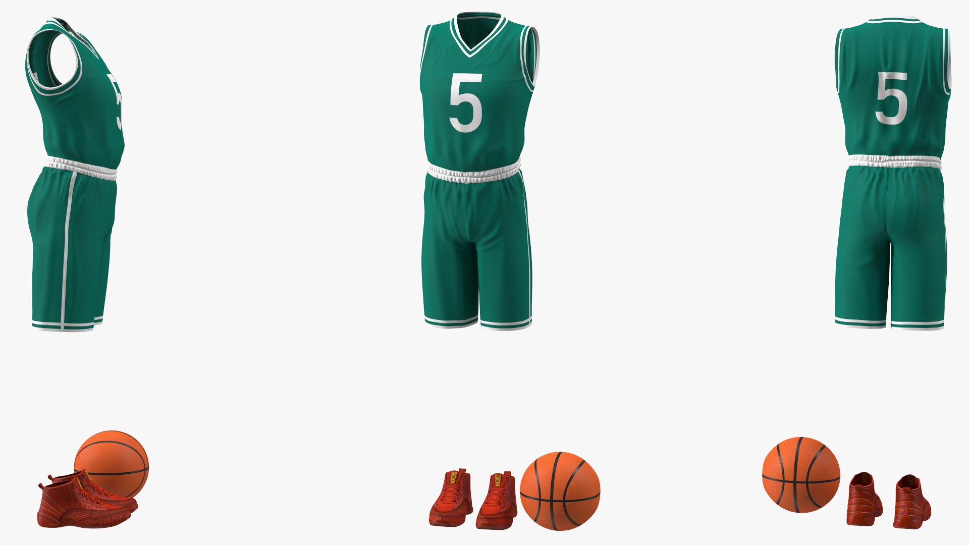 Basketball Uniform(1) 3D model preview