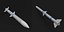 pbr uv-textured aim-120 amraam missile 3d model