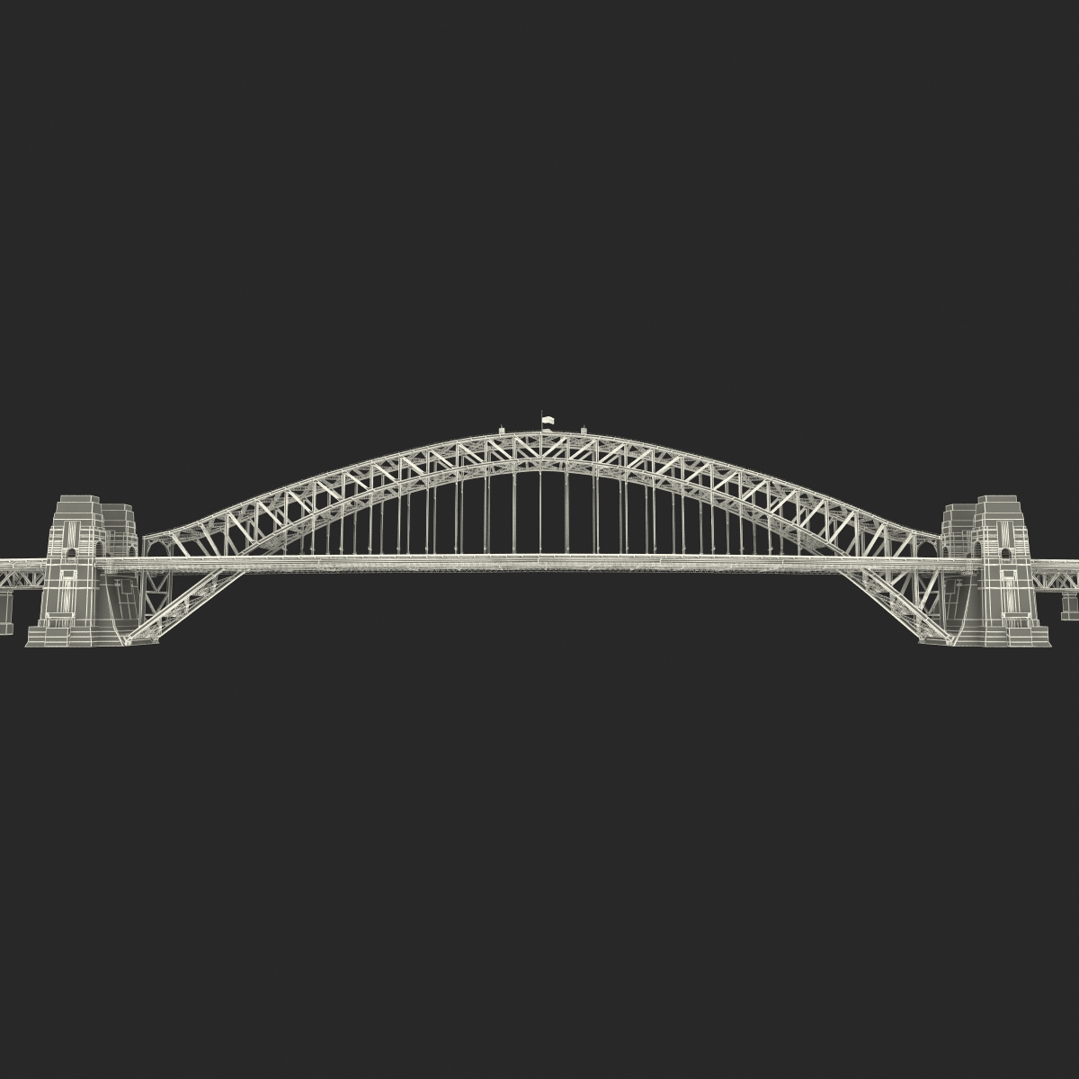 modelo 3d Puente de Harbour en Sidney - TurboSquid 1003662