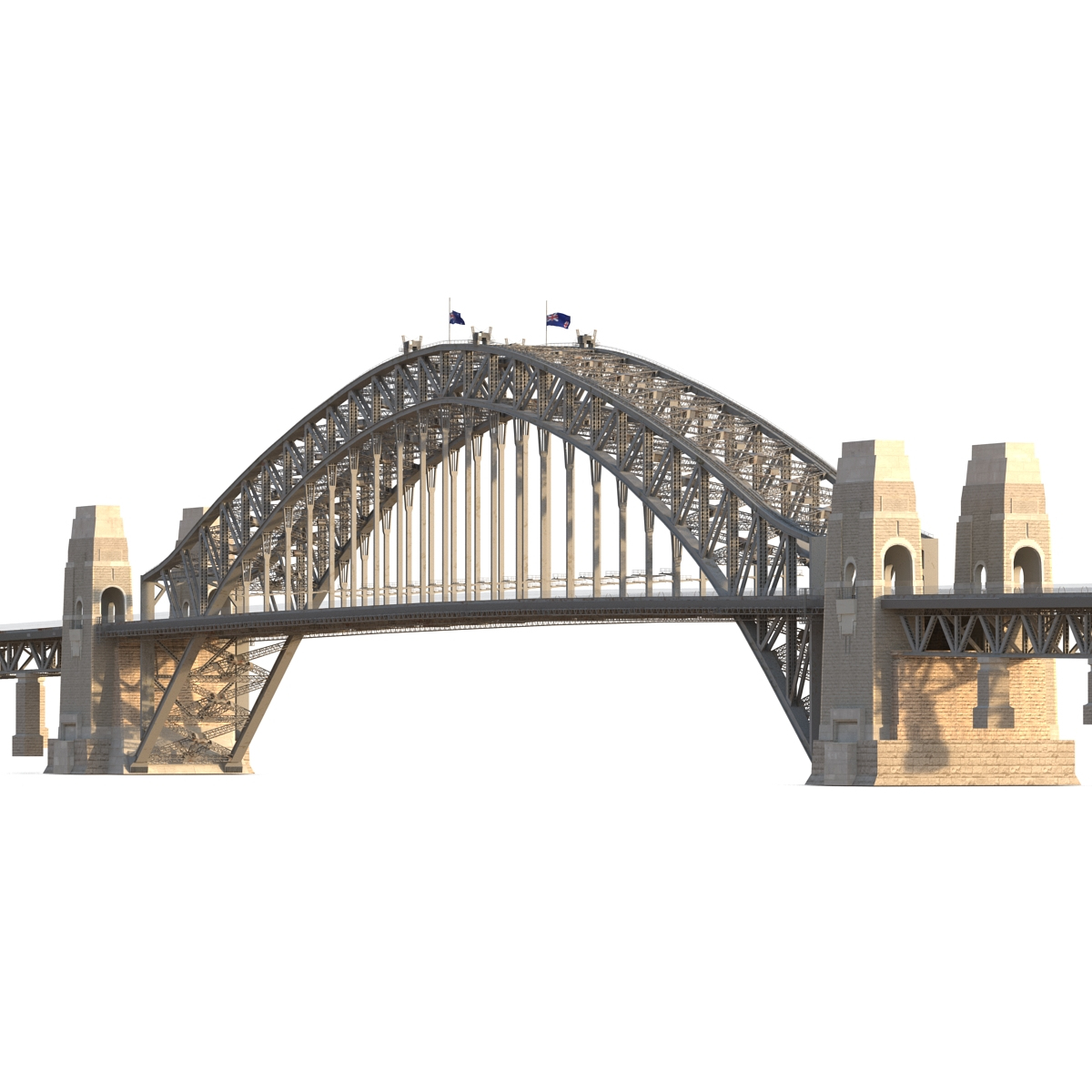 3d model sydney harbour bridge