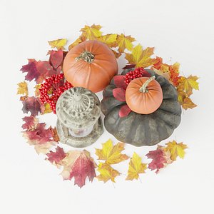 Pumpkin  set 3D model