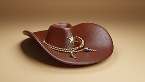 3D Cowboy Hat