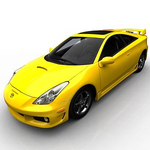 toyota celica 3d model