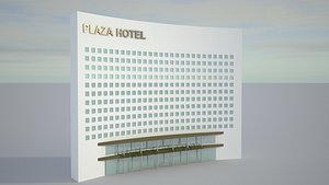 3D realistic hotel architecture proxy model