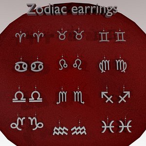 Zodiac earrings