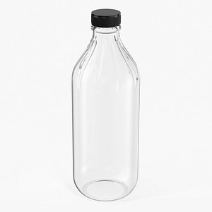 Empty Glass Bottle 16oz