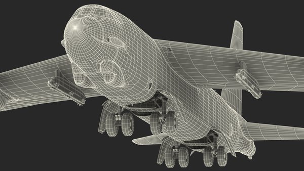 보잉 B52 Stratofortress 전략적 폭격기 3D 모델 - TurboSquid 1610999