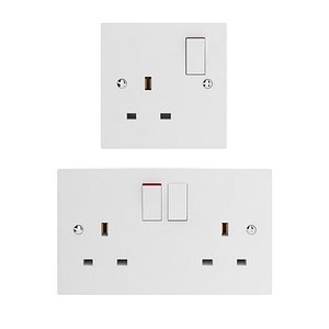 uk wall outlet single max