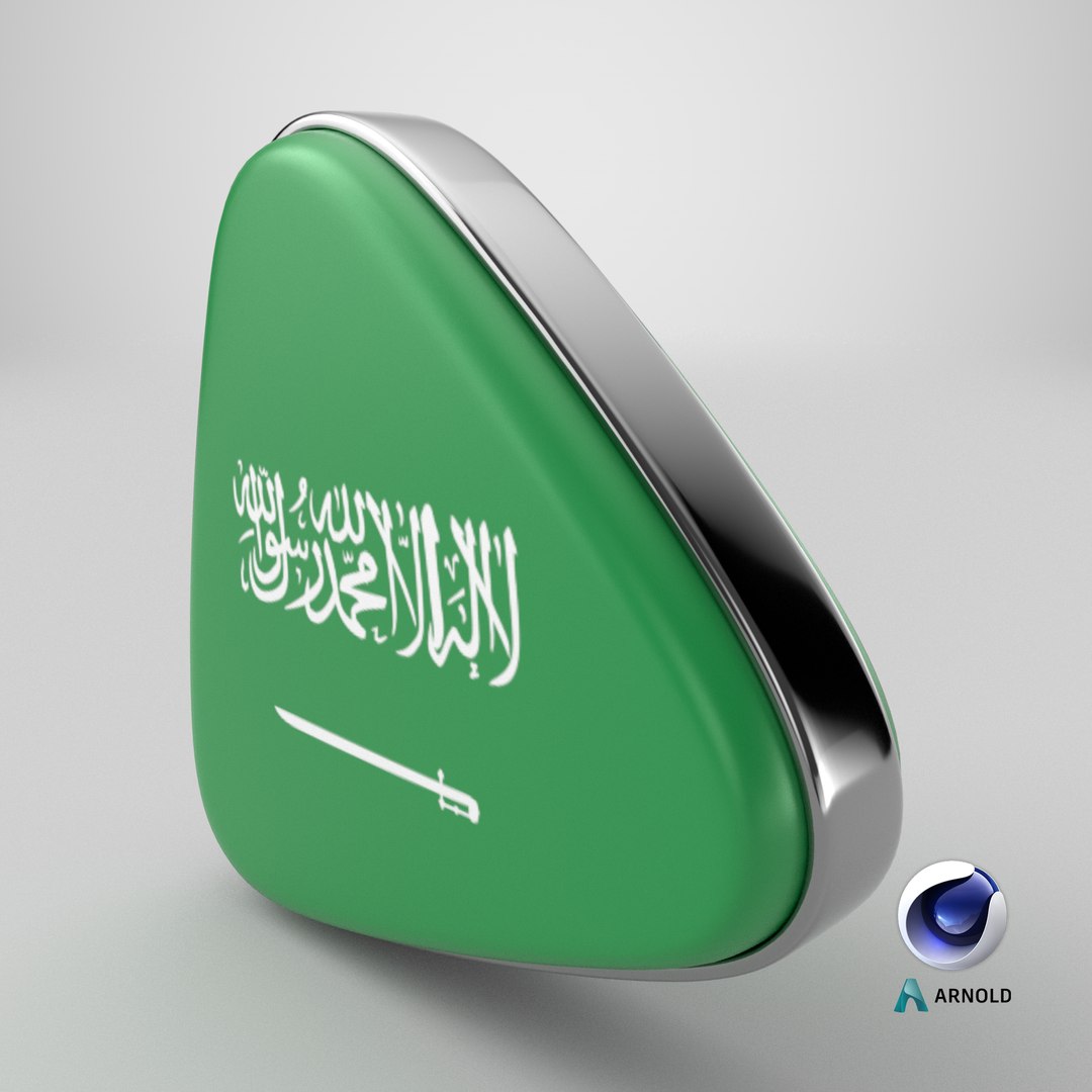 Saudi Arabia Flag Icon Model - TurboSquid 2058964