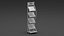 3D Mockup Magazine Rack Aluminium