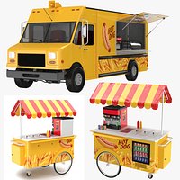 Hot dog Truck And Cart