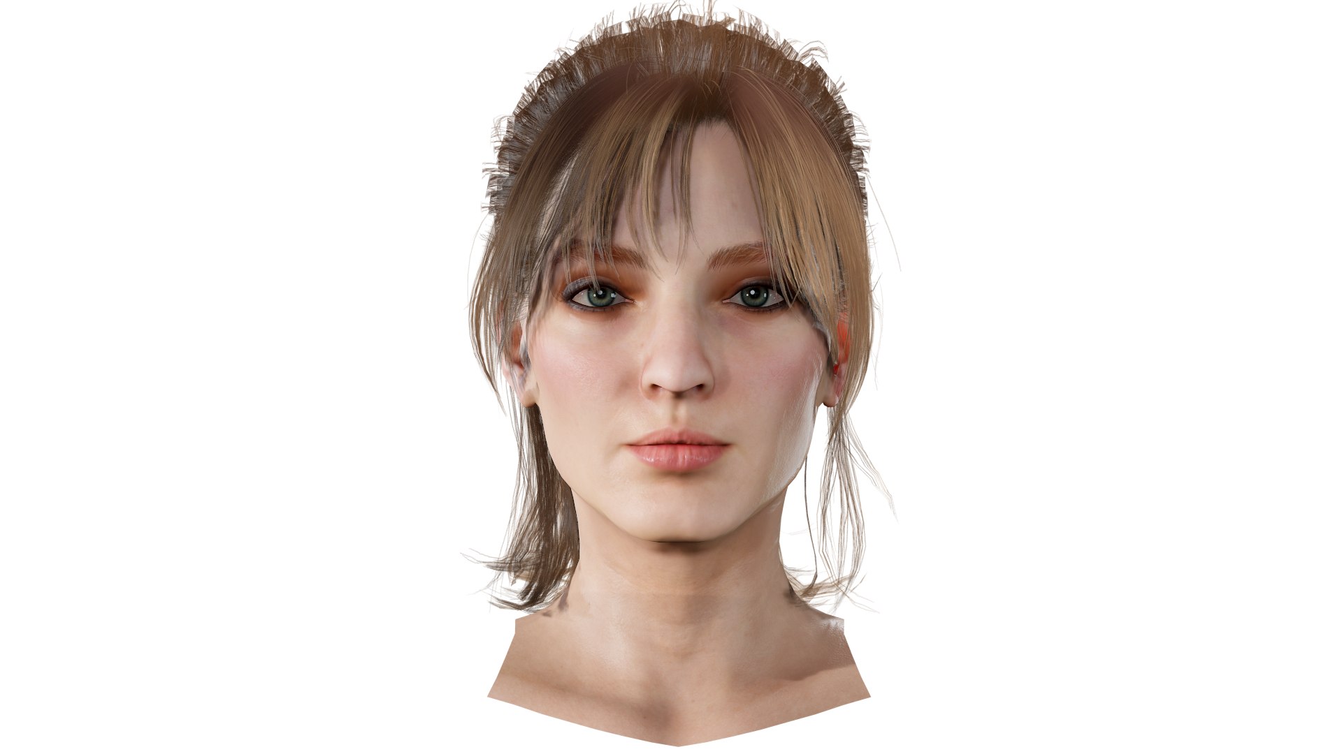 5 realistic models of heads 3D model - TurboSquid 1782441