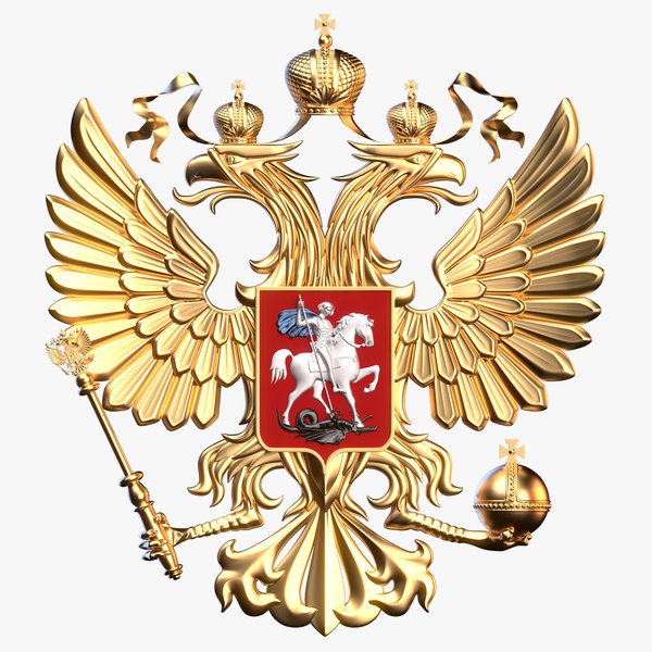 3D Russian Coat of Arms