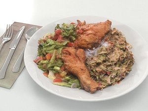 3D chicken salad rice