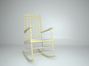 3D rocking chair model
