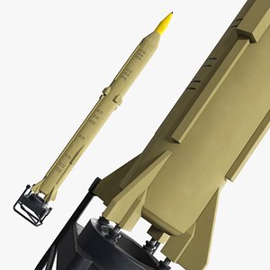 Ballistic Missile on Fixed Launch Base