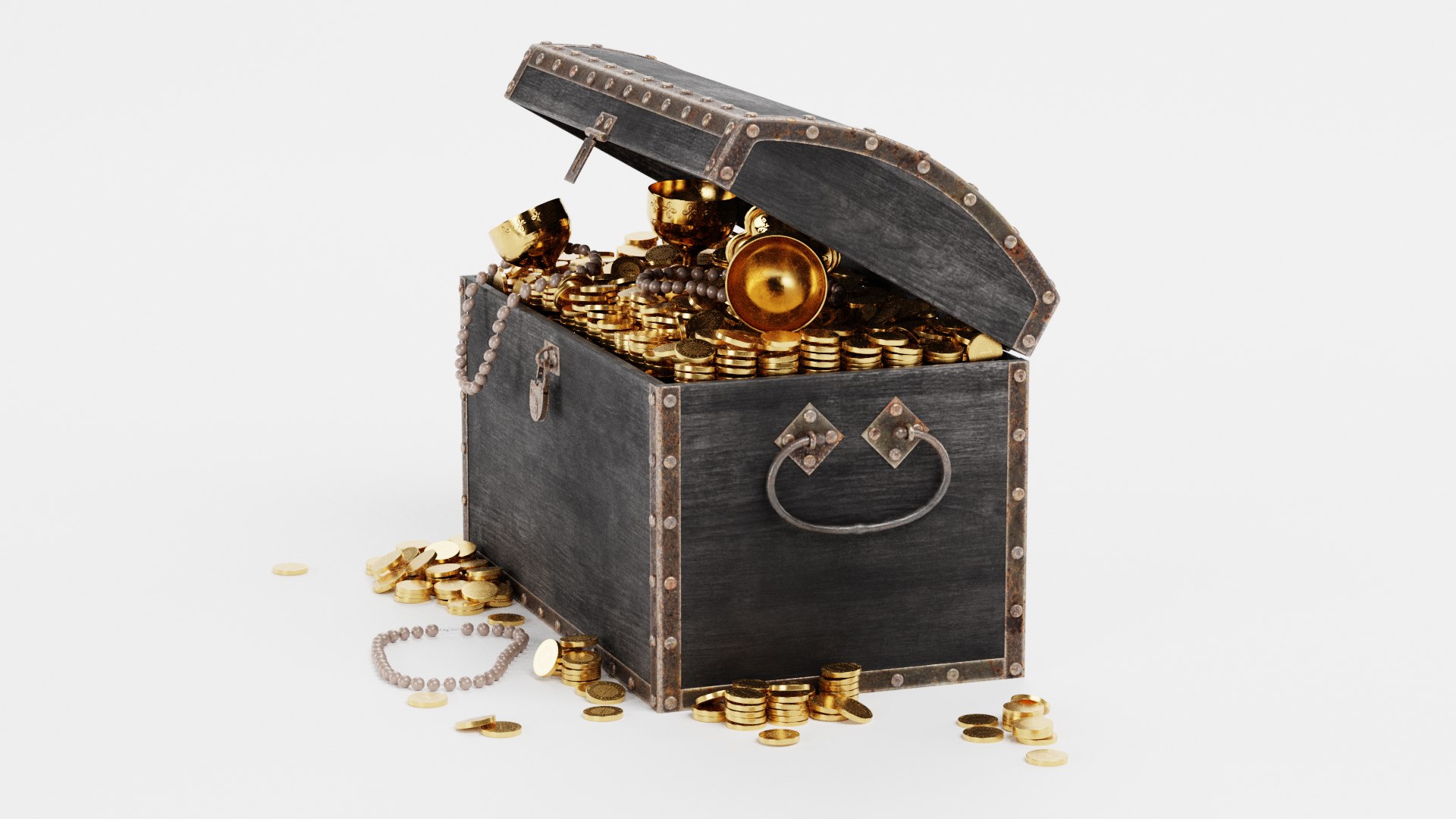 Treasure Chest 2 3D Model TurboSquid 1495205